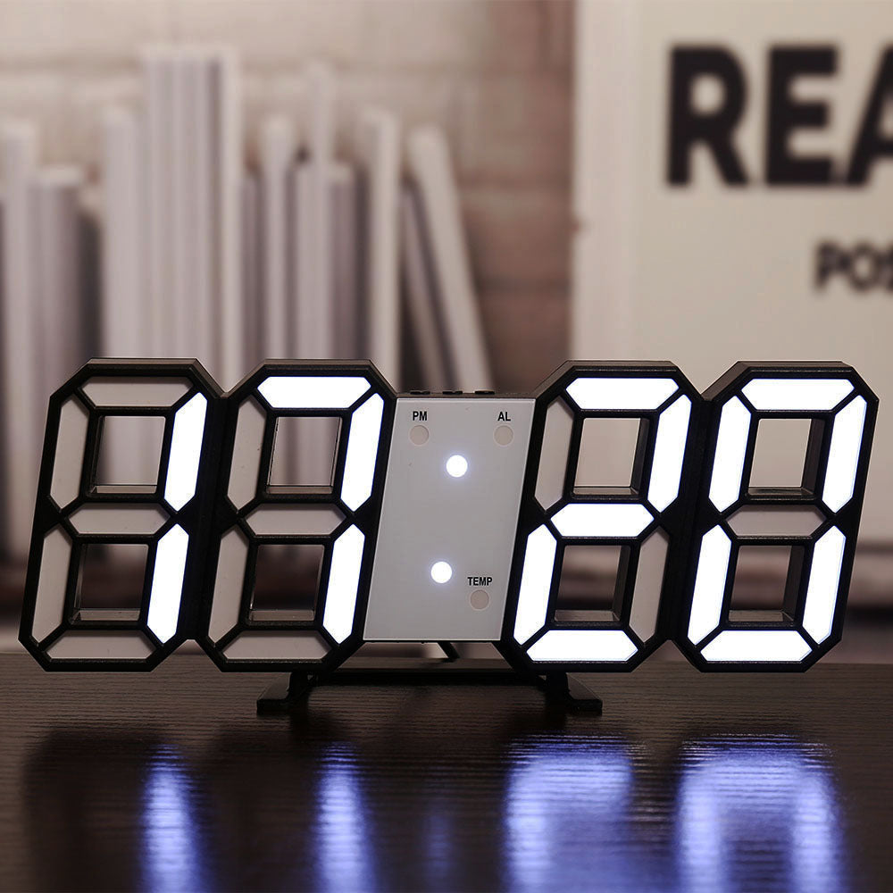 Led Living Room Wall Clock Electronic Clock