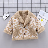 Boys and girls foreign style coat warm jacket