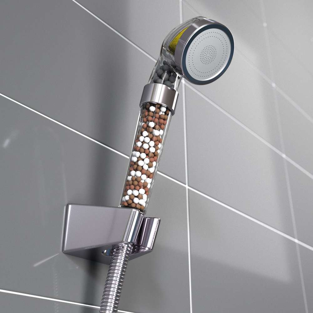 Bathroom Aroma Shower Head - Vitamin C Lemon Scent Anion Shower Head - Minihomy