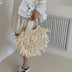 Hollow Straw Tassel Handbag - Minihomy