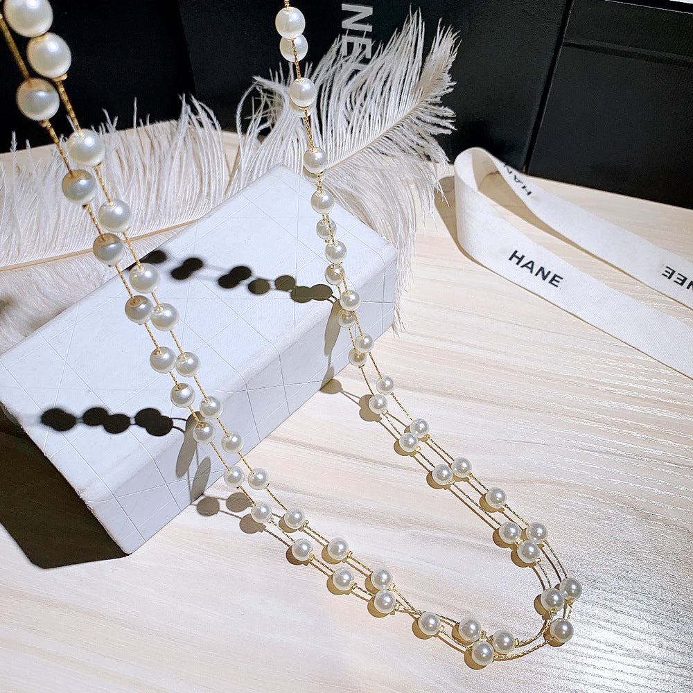 Elegant Long Sweater Necklace For Women