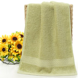 Pure cotton plain bath towel