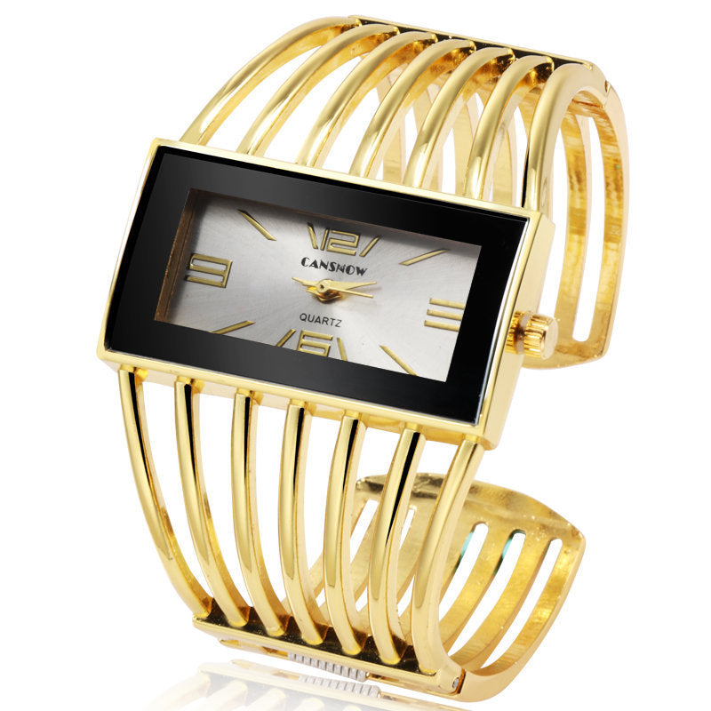 Womens Watch Luxury Fashion Rose Gold Bangle Bracelet Watch Women Dress Clock