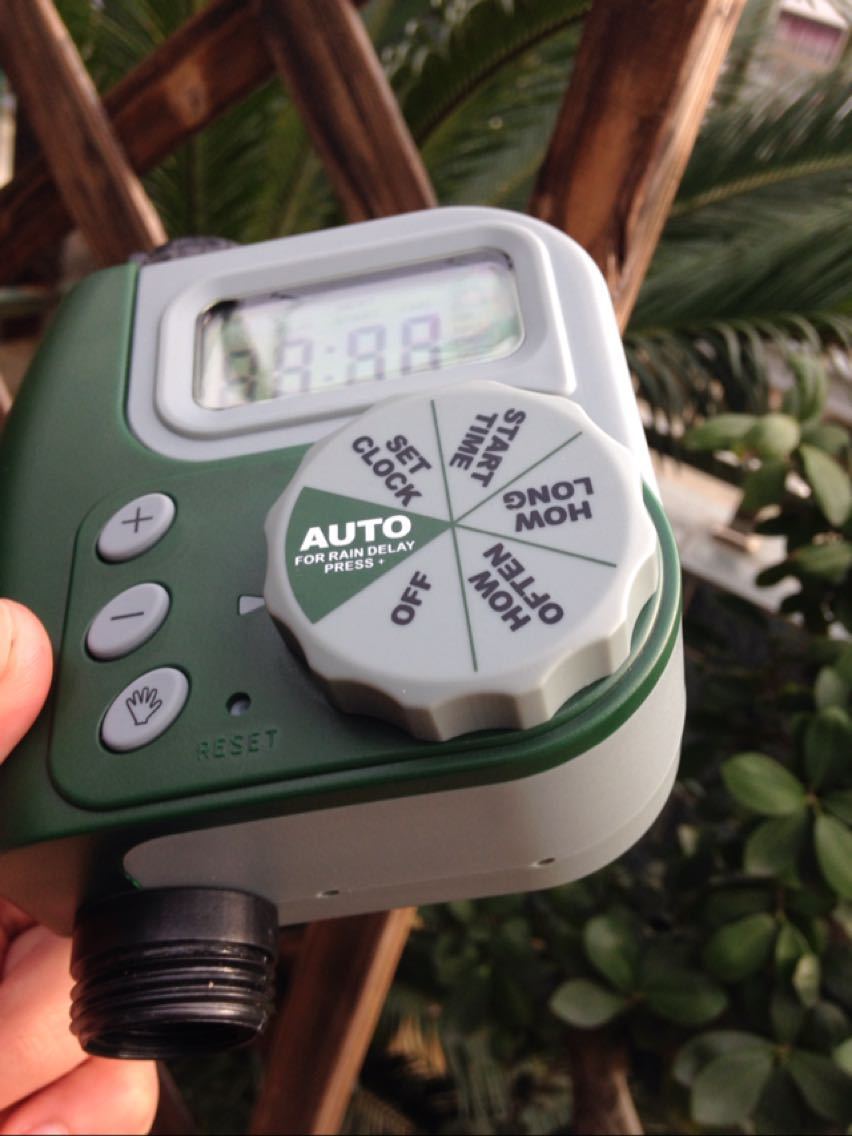 Intelligent LCD Garden Irrigation Controller Timer - Automatic Watering System with Adjustable Cycle & Duration