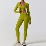 Women's Slimming Three-piece Fitness Suit