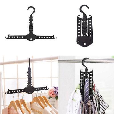 Hanger Rack Clothes Space Saver Folding Hanger Multifunctional Magic Clothes Rack