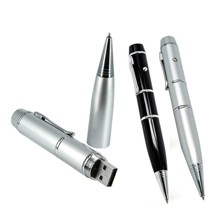 Multi-function U disk pen metal laser pen - Minihomy