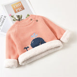 Baby plush warm clothes