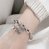 925 Sterling Silver Vintage Bracelet Women's Ins Chic Pony Coin Bracelet - Minihomy