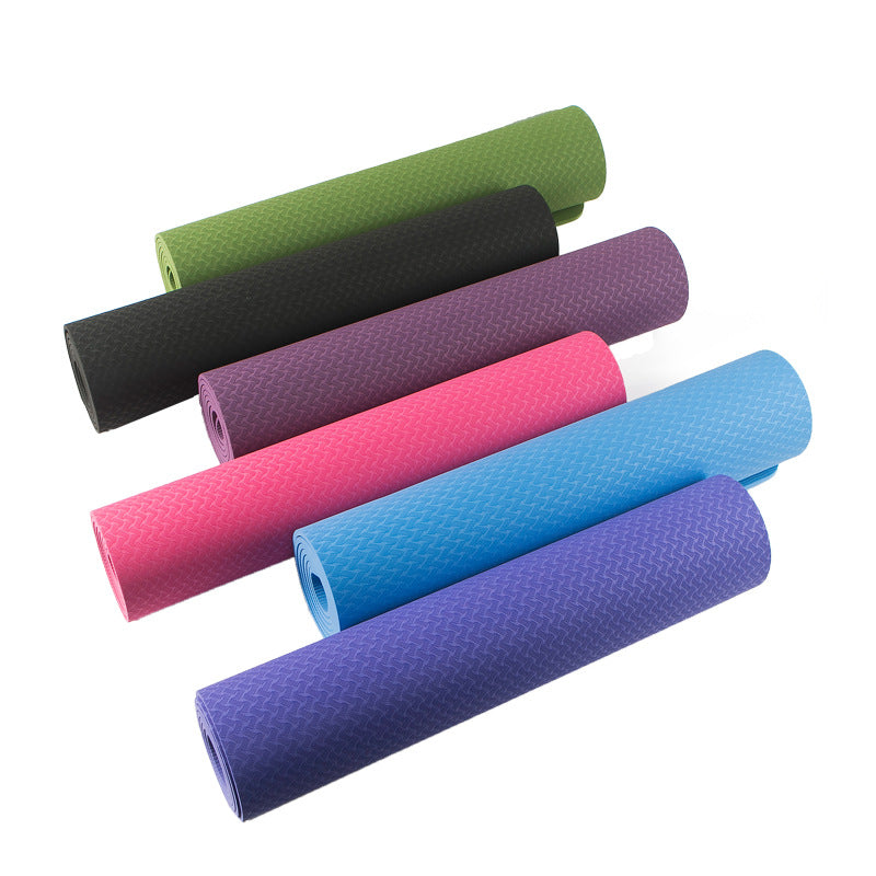 Thick Non-Slip Yoga Mat: TPE Material, Various Options