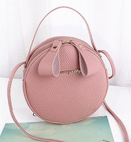 Circular Design Fashion Women Shoulder Bag Leather Women's Crossbody Messenger Bags Ladies Purse Female Round Handbag