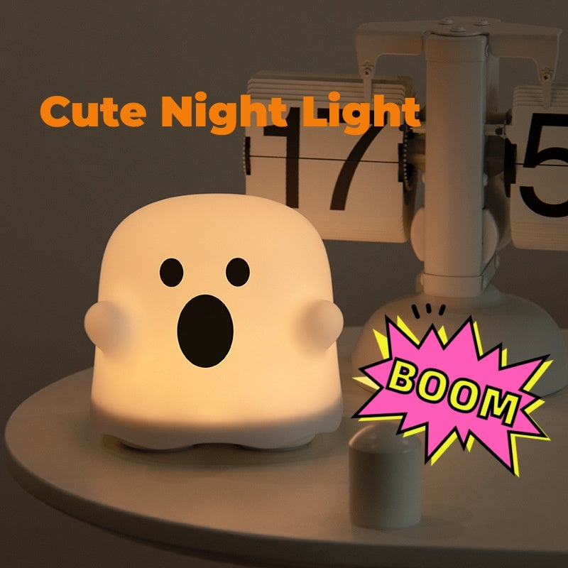 LED Touch Sensor Night Light - Silicone Bedside Lamp for Girls, Living Room, & Kids Birthday Gifts