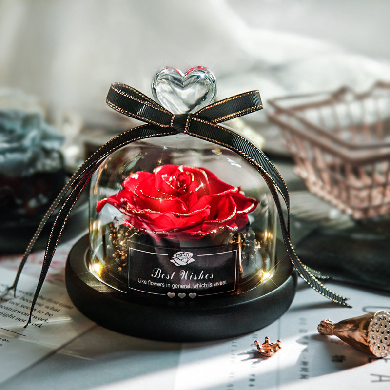 Give the Gift of Everlasting Love: Eternal Rose with LED Light - Minihomy