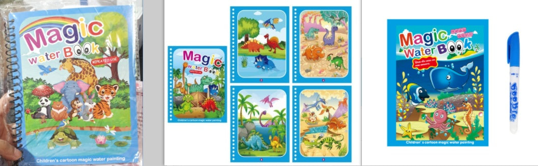 Magic Water Painting Book for Kids: Creative Fun & Learning