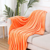 Solid Color Flannel Blanket