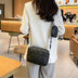 2Pcs Rhombus Shoulder Bag With Wallet - Letter Print Wide Shoulder Strap Small Square Bag - Minihomy