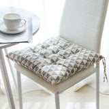 Summer Chair Cushion - Square Linen+Cotton Seat Pad