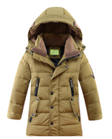 Big Boys Warm Winter Down Coat Thickening Outerwear