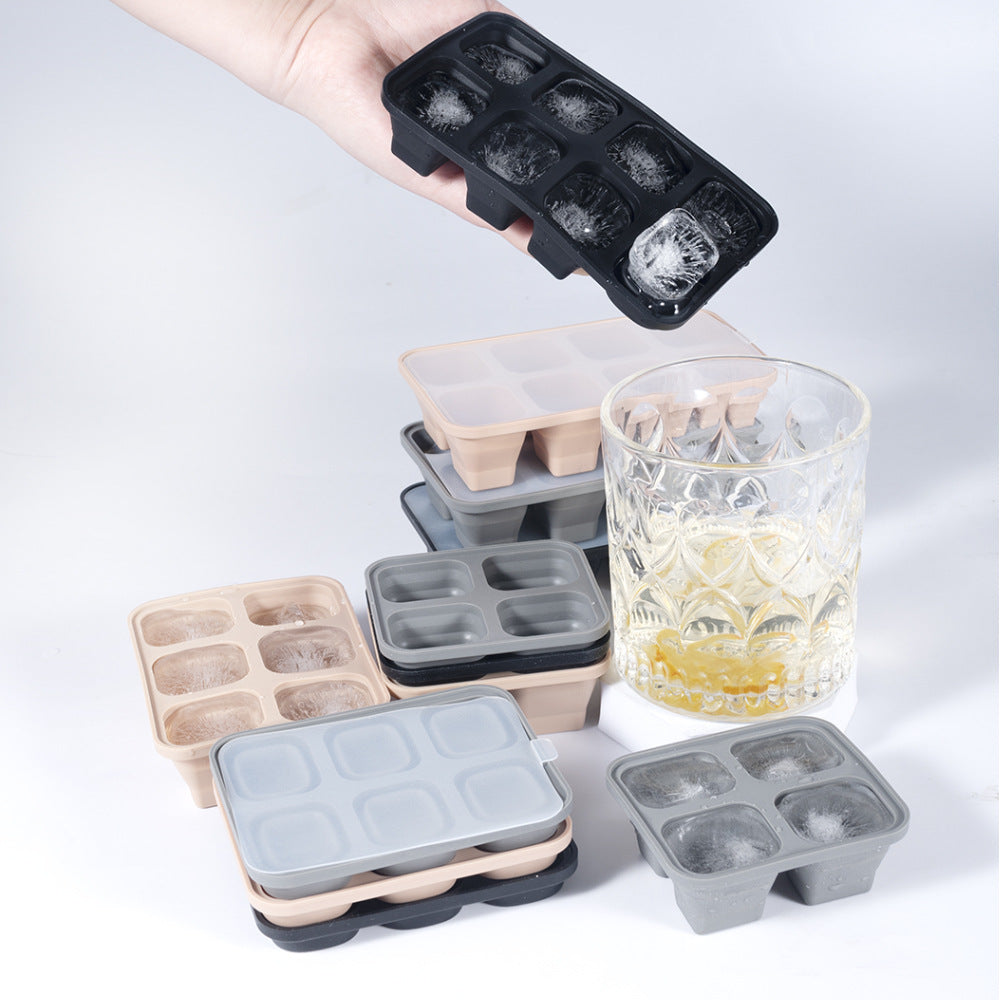 Foldable Silicone Ice Lattice Four Lattice Six Lattice Eight Lattice - Minihomy