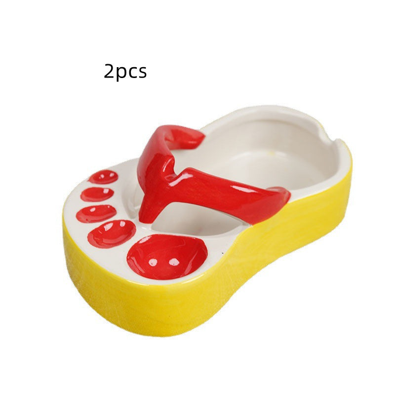 Fries Plate Funny Flip Flop Ornaments Kitchen Gadgets - Minihomy