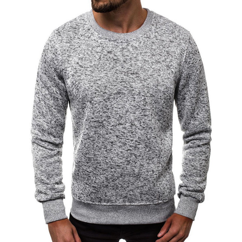 Men's Pullover - All Match Simple Long Sleeve Sweater