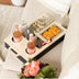 Natural Sofa Butler Snack Drinks Placed Wooden Box - Minihomy