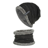 Diagonal hook hat bib knitted woolen hat