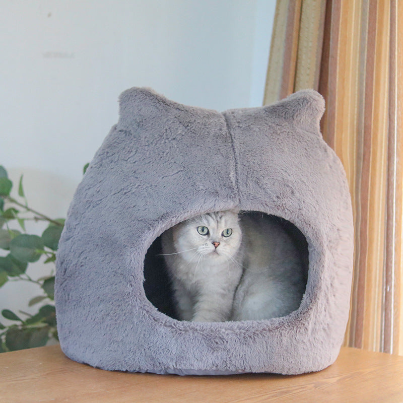 Cat Nest Autumn And Winter Warm Kittens Removable And Washable Cat Bed