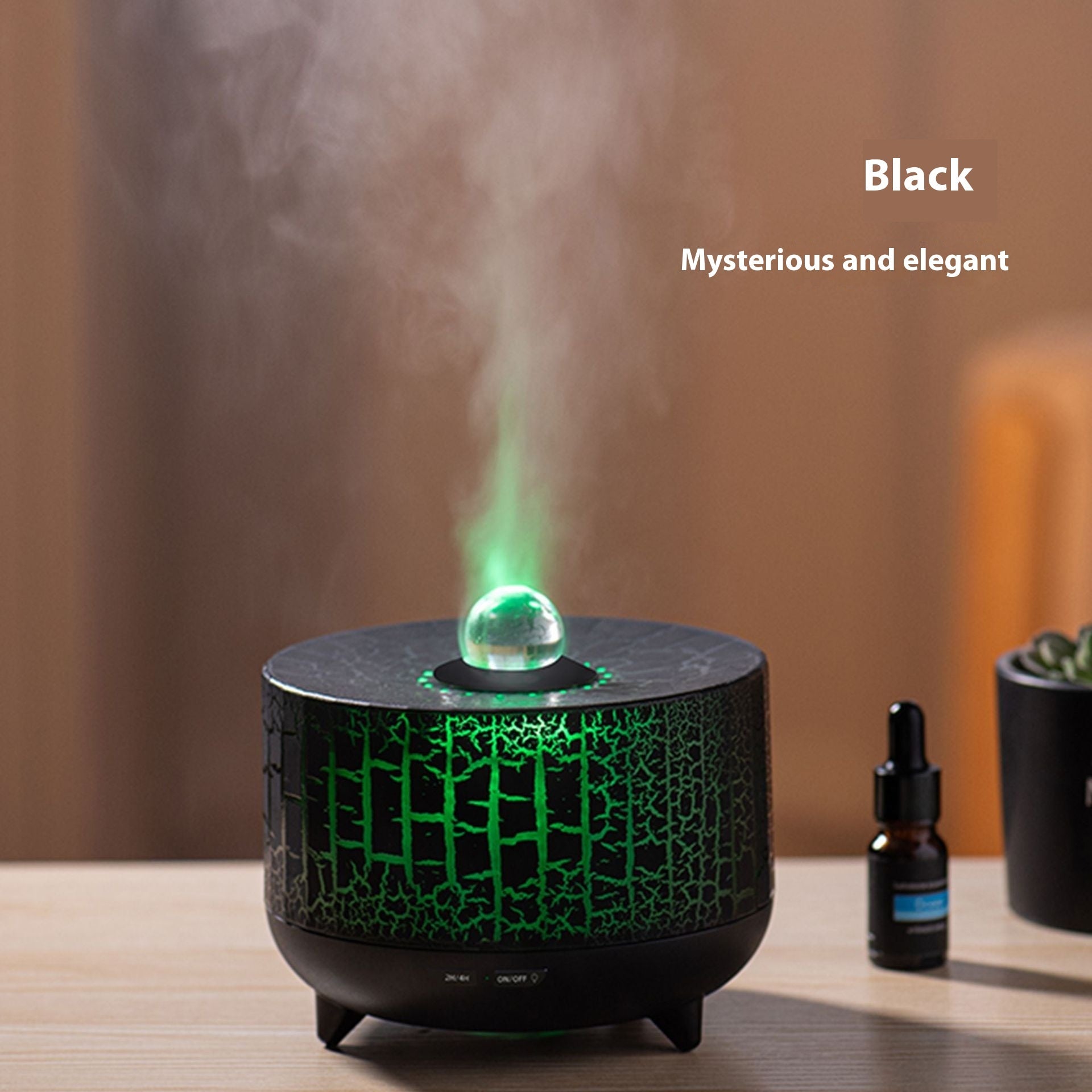 Colorful Flame Beads Aroma Diffuser & Air Humidifier - LED Lights, Essential Oil - Minihomy