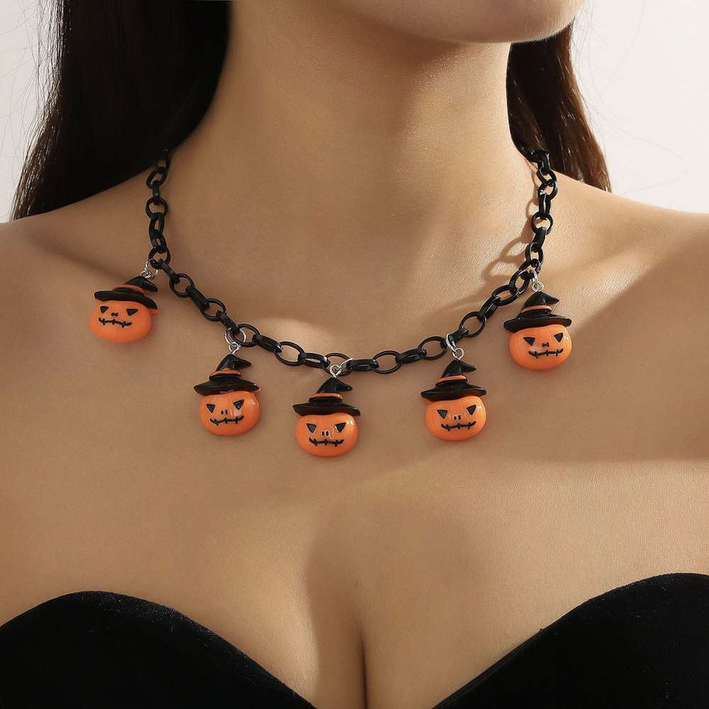 Halloween Necklace Clavicle Chain Female - Minihomy