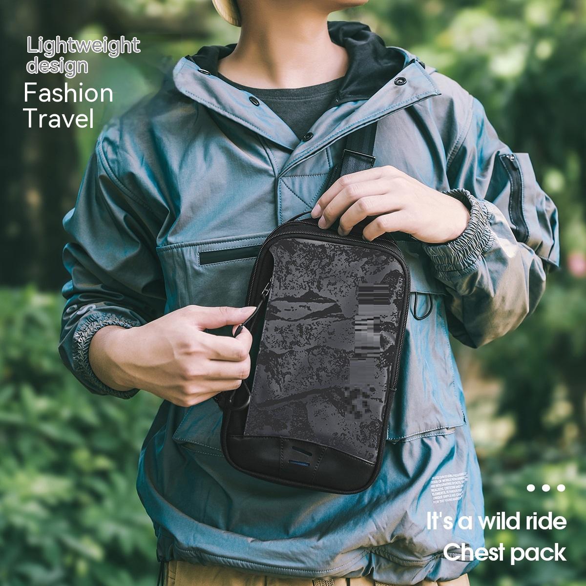 Ultra Light And Stylish Camouflage Simple Ins Chest Bag Breathable Waterproof Function