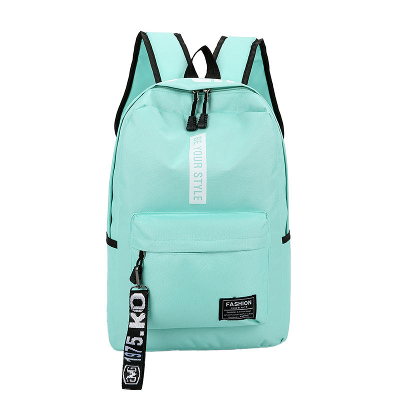 Canvas Large Capacity Fashion Letter Backpack