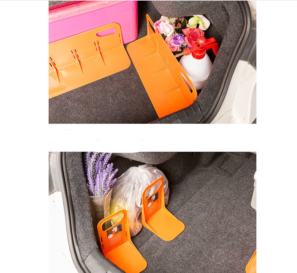 Multifunctional Car Back Auto Trunk Fixed Rack Holder Luggage Box Stand Shake-proof Organizer - Minihomy