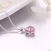 Heart-shaped gemstone necklace - Minihomy