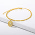 Initial Gold Letter Anklet Alphabet Pendants Jewelry - Minihomy