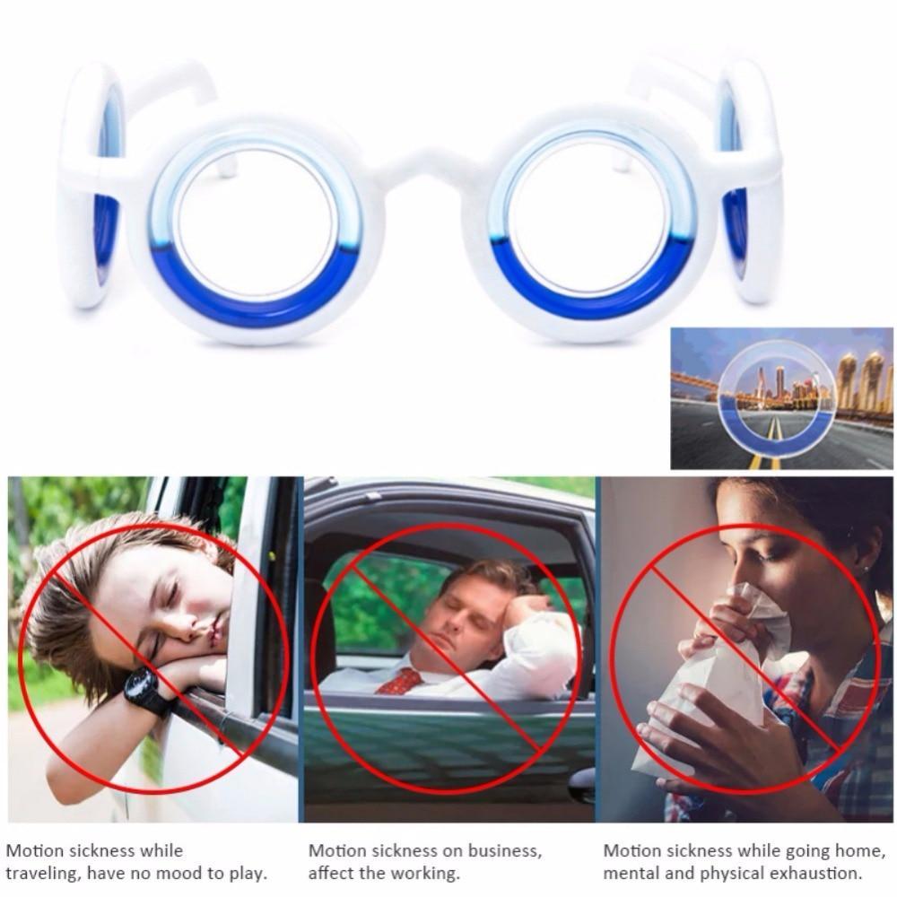 Anti-Vertigo Glasses for Motion Sickness Relief - Travel, Boats, Planes, Games, Kids, Seniors