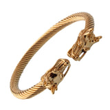 Stainless Steel Dragon Wire Rope Faucet Open-ended Bracelet