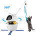 New Cat Toy Automatic Smart Cat Stick Spill Ball Set - Minihomy