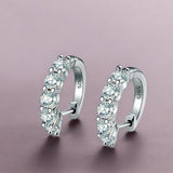 Classic Moissanite Stud Earrings - D Color Sparkle for Every Occasion