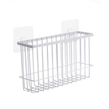 Wrought iron bathroom shelf