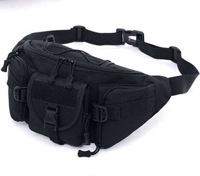 Outdoor Large-capacity Waterproof Waist Tactical Travel Riding Chest Multi-function Bag - Minihomy