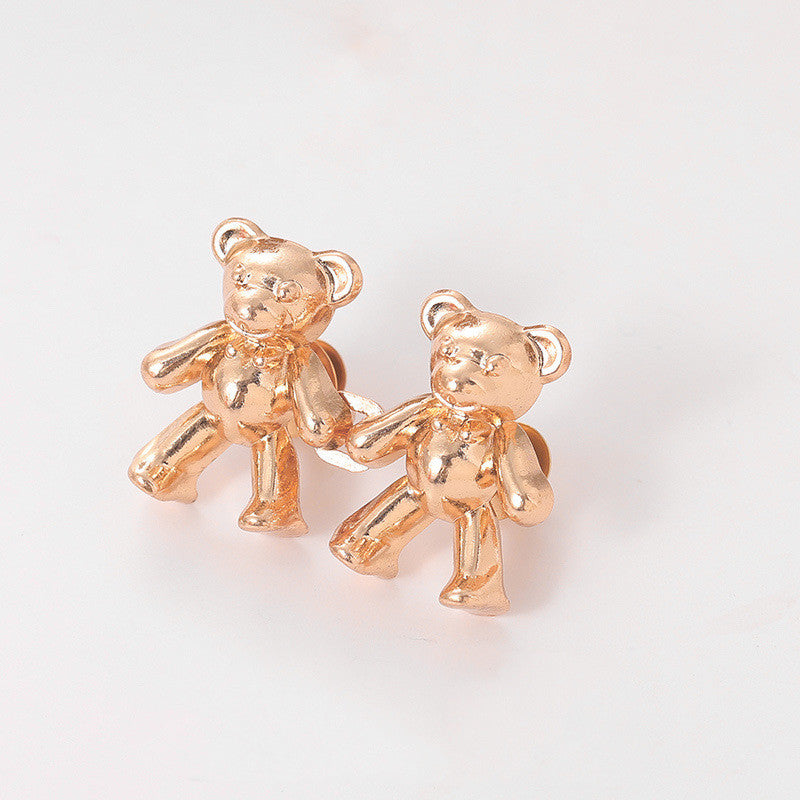 Cute Bear Pin Waist Clip Metal Snap Fastener Pants Pins Waist Tighten Brooch - Minihomy