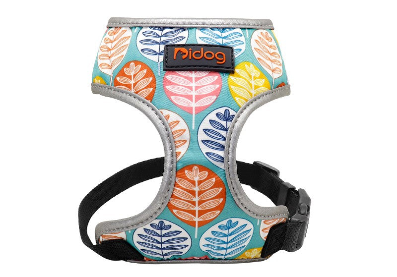 Vest Reflective Adjustable Printed Pet Harness For Small Medium Dogs Cats