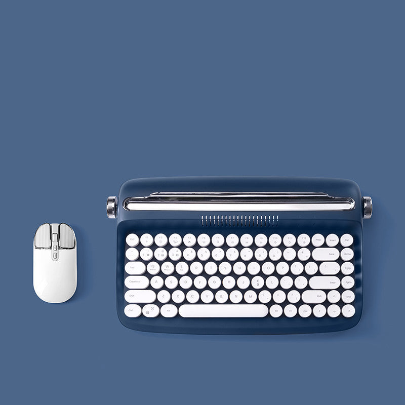 Retro iPad Bluetooth Keyboard & Mouse Combo - Cute Office Accessories