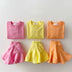 Clothing Suit Baby Leisure Children's Clothing Candy Color - Minihomy