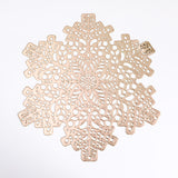 Spruce Up Your Space with Festive Flair: Snowflake PVC Placemats