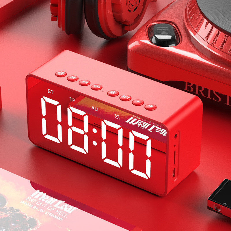 Music Alarm Clock Speaker - Multi-Function Electronic Clock for Creative Students