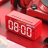 Music Alarm Clock Speaker - Multi-Function Electronic Clock for Creative Students