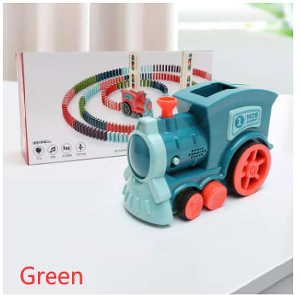 Domino Train Toys - Automatic Release Electric Building Blocks Train Toy - Minihomy