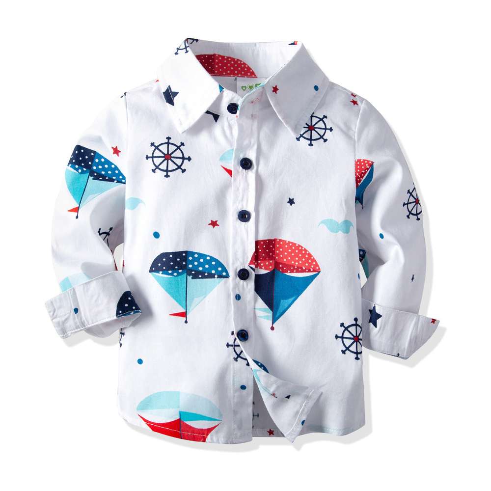 Baby boy long sleeve bottoming shirt - Minihomy